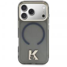 Husa Karl Lagerfeld IML K Head cu MagSafe compatibila cu iPhone 18 Pro / 17 Pro, Negru