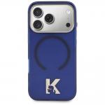Husa Karl Lagerfeld IML K Head cu MagSafe compatibila cu iPhone 18 Pro / 17 Pro, Albastru 2 - lerato.ro