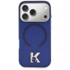 Husa Karl Lagerfeld IML K Head cu MagSafe compatibila cu iPhone 18 Pro / 17 Pro, Albastru