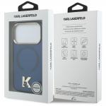 Husa Karl Lagerfeld IML K Head cu MagSafe compatibila cu iPhone 18 Pro / 17 Pro, Albastru 9 - lerato.ro