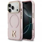 Husa Karl Lagerfeld IML K Head cu MagSafe compatibila cu iPhone 18 Pro / 17 Pro, Roz 4 - lerato.ro