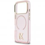 Husa Karl Lagerfeld IML K Head cu MagSafe compatibila cu iPhone 18 Pro / 17 Pro, Roz 7 - lerato.ro