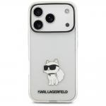 Husa Karl Lagerfeld IML NFT Choupette compatibila cu iPhone 18 Pro / 17 Pro, Transparent 2 - lerato.ro