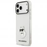 Husa Karl Lagerfeld IML NFT Choupette compatibila cu iPhone 18 Pro Max / 17 Pro Max, Transparent 3 - lerato.ro