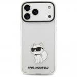 Husa Karl Lagerfeld IML NFT Choupette compatibila cu iPhone 18 Pro Max / 17 Pro Max, Transparent 2 - lerato.ro