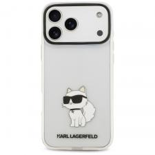 Husa Karl Lagerfeld IML NFT Choupette compatibila cu iPhone 18 Pro Max / 17 Pro Max, Transparent