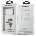 Husa Karl Lagerfeld IML NFT Glitter Karl and Choupette compatibila cu iPhone 18 Pro / 17 Pro, Transparent 9 - lerato.ro