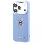 Husa Karl Lagerfeld Point Choupette Sketch compatibila cu iPhone 18 Pro / 17 Pro, Albastru 3 - lerato.ro