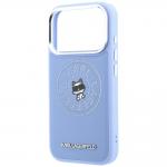 Husa Karl Lagerfeld Point Choupette Sketch MagSafe compatibila cu iPhone 18 Pro Max / 17 Pro Max, Albastru 7 - lerato.ro