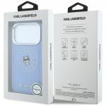 Husa Karl Lagerfeld Point Choupette Sketch MagSafe compatibila cu iPhone 18 Pro Max / 17 Pro Max, Albastru 9 - lerato.ro