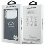 Husa Karl Lagerfeld Embossed Open Ring RSG Logo cu MagSafe compatibila cu iPhone 18 Pro / 17 Pro, Albastru 9 - lerato.ro
