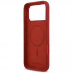 Husa Karl Lagerfeld Silicone Karl and Choupette Ring cu MagSafe compatibila cu iPhone 18 Pro Max / 17 Pro Max, Rosu 8 - lerato.ro