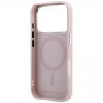 Husa Karl Lagerfeld Ring Stand 360 Choupette Head Pin cu MagSafe compatibila cu iPhone 18 Pro / 17 Pro, Roz 8 - lerato.ro