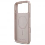 Husa Karl Lagerfeld Silicone Karl and Choupette Ring cu MagSafe compatibila cu iPhone 18 Pro Max / 17 Pro Max, Roz 8 - lerato.ro