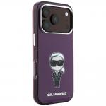 Husa Karl Lagerfeld IML Ikonik Sketch Print cu MagSafe compatibila cu iPhone 18 Pro / 17 Pro, Burgundy 5 - lerato.ro