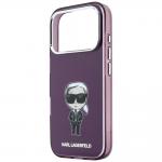 Husa Karl Lagerfeld IML Ikonik Sketch Print cu MagSafe compatibila cu iPhone 18 Pro / 17 Pro, Burgundy 7 - lerato.ro