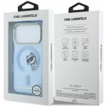 Husa Karl Lagerfeld Peekaboo Logo cu MagSafe compatibila cu iPhone 18 Pro Max / 17 Pro Max, Light Blue 9 - lerato.ro