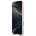 Husa Karl Lagerfeld Silicone Choupette Metal Pin compatibila cu iPhone 18 Pro Max / 17 Pro Max, Roz 6 - lerato.ro