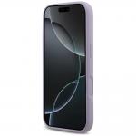 Husa Karl Lagerfeld Silicone Karl and Choupette Ring cu MagSafe compatibila cu iPhone 18 Pro / 17 Pro, Mov 6 - lerato.ro