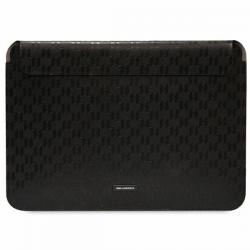 Husa Karl Lagerfeld Saffiano Plaque compatibila cu laptop 14 inch Black