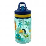 Bidon apa pentru copii KiDS Licensing Jungle, Aluminiu, 400ml, Graphics 3 - lerato.ro
