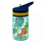 Bidon apa pentru copii KiDS Licensing Jungle, Aluminiu, 400ml, Graphics 7 - lerato.ro
