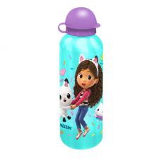 Cani si sticle cadou, Sticla apa pentru copii KiDS Licensing Gabby's Dollhouse, Aluminiu, 500ml, Turquoise / Graphics, lerato.ro