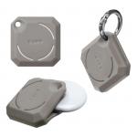 Carcasa de protectie LAUT Huex Gems compatibil cu AirTag, Gri 3 - lerato.ro