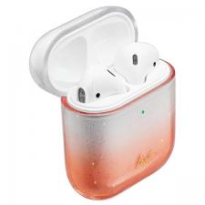 Carcasa Laut Ombre Sparkle compatibila cu Apple AirPods 1/2, Portocaliu