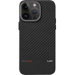 Carcasa LAUT Crystal Matter X cu MagSafe compatibila cu iPhone 15 Pro Max, Negru 2 - lerato.ro