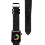 Curea din nylon LAUT Technical 2.0 compatibila cu Apple Watch 1 / 2 / 3 / 4 / 5 (42 / 44 mm), Negru 4 - lerato.ro