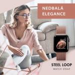 Curea LAUT Steel LOOP compatibila cu Apple Watch 1 / 2 / 3 / 4 / 5 / 6 / SE (38 / 40 mm), Rosu 3 - lerato.ro