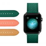Curea din piele naturala LAUT Milano compatibila cu Apple Watch 1 / 2 / 3 / 4 / 5 (42 / 44 mm), Roz 3 - lerato.ro