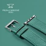 Curea din piele naturala LAUT Milano compatibila cu Apple Watch 1 / 2 / 3 / 4 / 5 (42 / 44 mm), Roz 7 - lerato.ro