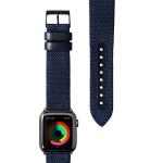 Curea din nailon LAUT Technical 2.0 compatibila cu Apple Watch 42 / 44mm, Navy Blue 11 - lerato.ro
