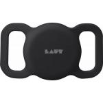 Husa din silicon Laut Pet Tag compatibila cu Apple AirTag, Pentru zgarda animalelor de companie, Negru 2 - lerato.ro