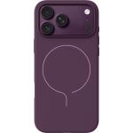 Husa Laut Huex Slim cu MagSafe compatibila cu iPhone 18 Pro Max / 17 Pro Max, Burgundy 2 - lerato.ro