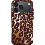 Husa Laut Huex Wave cu MagSafe compatibila cu iPhone 18 Pro Max / 17 Pro Max, Mocha Leopard 2 - lerato.ro
