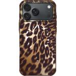 Husa Laut Huex Wave cu MagSafe compatibila cu iPhone 18 Pro / 17 Pro, Mocha Leopard 2 - lerato.ro