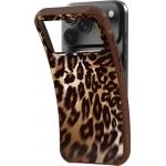 Husa Laut Huex Wave cu MagSafe compatibila cu iPhone 18 Pro / 17 Pro, Mocha Leopard 8 - lerato.ro
