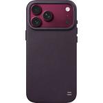 Husa Laut Lux Edge cu MagSafe compatibila cu iPhone 18 Pro / 17 Pro, Burgundy 2 - lerato.ro