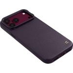 Husa Laut Lux Edge cu MagSafe compatibila cu iPhone 18 Pro / 17 Pro, Burgundy 4 - lerato.ro
