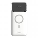 Baterie externa LDNIO PQ12, 10000mAh, PD 22.5W, Wireless 15W, 2xUSB, USB-C, Alb 2 - lerato.ro