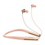 Casti wireless LDNIO N01, 500 mAh, autonomie 50 h, Bluetooth 5.3, Rose Gold 5 - lerato.ro