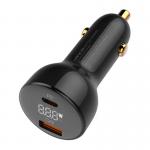 Incarcator auto LDNIO C101, 1xUSB-A, 1xUSB-C, 100W, Cablu USB-C la Lightning inclus, Negru 6 - lerato.ro