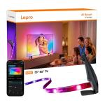 Banda LED LEPRO STV1, 22W, Lungime 3.6m, Iluminare RGB, Control aplicatie / vocal, WiFi, Multicolor 3 - lerato.ro