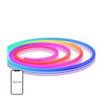 Banda LED LEPRO N1-5  RGB, Lungime 5m, Iluminare RGB, Control aplicatie / vocal, Bluetooth, WiFi, Multicolor 2 - lerato.ro