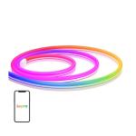 Banda LED Lepro N1 Neon, 24W, Lungime 3m, Iluminare RGB, Control aplicatie / vocal, Multicolor 2 - lerato.ro