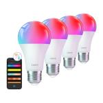 Set 4 becuri LED LEPRO B2 E27, 1100lm, 2700-5700K, Iluminare RGB, E27, Wi-Fi, Bluetooth, Alb 3 - lerato.ro