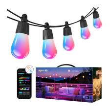 Ghirlanda luminoasa LEPRO ZB1-30, 16.5W, 1100lm, Lungime 30m, 2700K, Control aplicatie / vocal, Bluetooth, WiFi, Negru